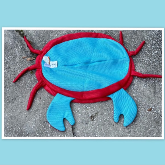 Comfort Research Fun Bean Bag Chair for Children, Large Pool Petz ~ Crab 2 - Picture 2 of 3